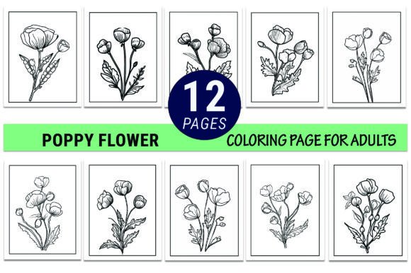 August Birth Flower Tattoo Drawing Pages: Graphics & Coloring Pages