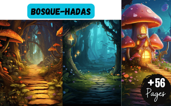 BOSQUE-HADAS Graphics & Illustrations