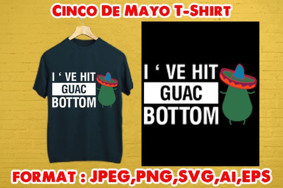 Cinco De Mayo T-Shirt Graphics & Print Templates