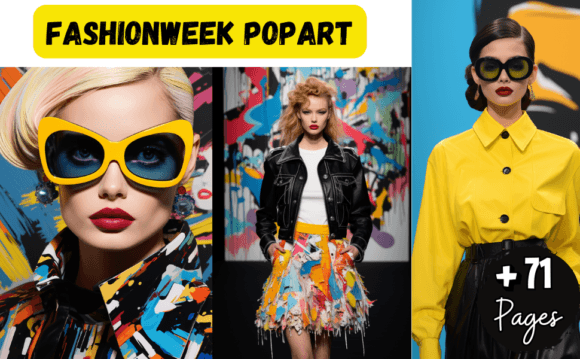 FASHIONWEEK POP ART Graphics & Illustrations