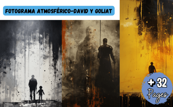 FOTOGRAMA ATMOSFÉRICO DAVID Y GOLIAT Graphics & Illustrations