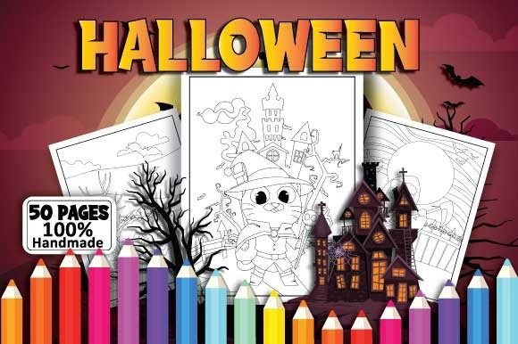 Halloween Coloring Pages Graphics