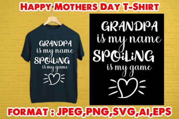 Happy Mothers Day T-Shirt Graphics & Print Templates