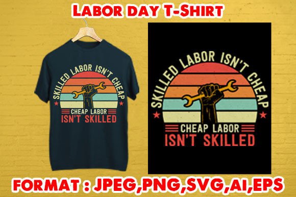 Labor Day T-Shirt Graphics & T-Shirt Designs