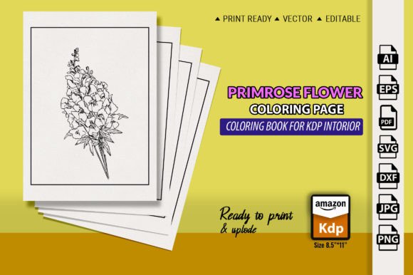 Larkspur, Delphinium Coloring Pages: Graphics for Thoughtful Branding