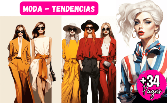 MODA - TENDENCIAS: Graphics & Illustrations for Real Crafting