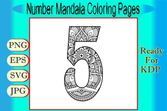 Number Mandala Coloring Pages