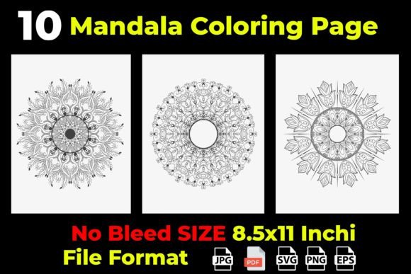 Ornament Floral Mandala Coloring Pages