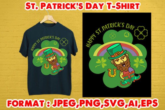 St. Patrick’s Day T-Shirt Graphics for Local Business Branding