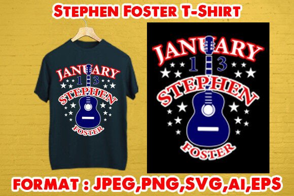 Stephen Foster T-Shirt Graphics & T-Shirt Designs
