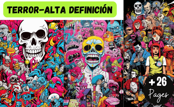 TERROR-ALTA DEFINICIÓN: Graphics & Illustrations for Bold Editorial Impact