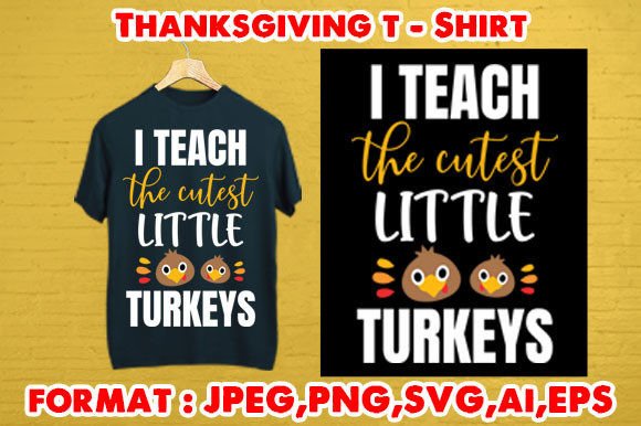 Thanksgiving T-Shirt Graphics for T-Shirt Designs